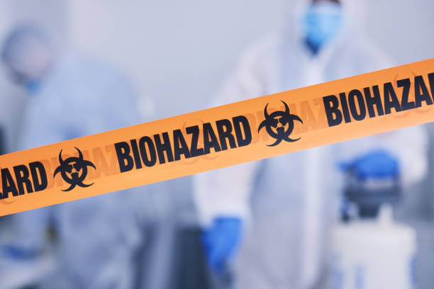 Professional Biohazard Cleanup technician working in Savannah, TX